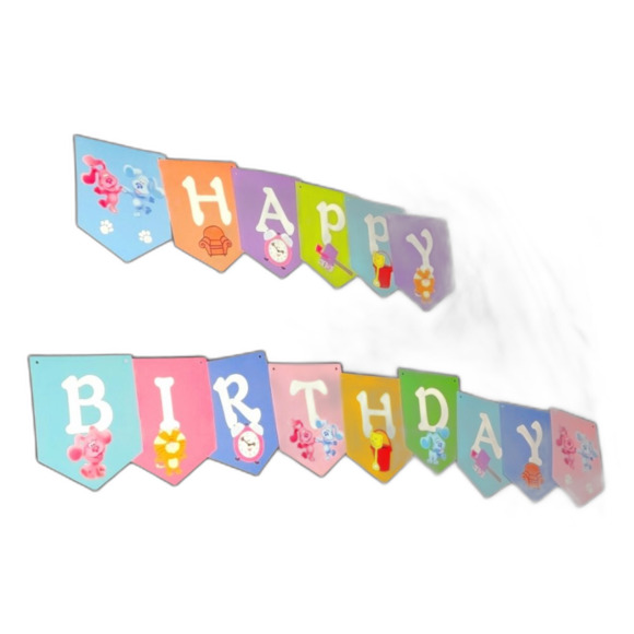 Blues Clues Happy Birthday banner - Picture 1 of 7